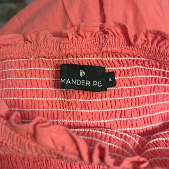 Pomander Place Coral Midi Dress - Picture 7 of 8